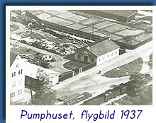 Pumphuset, flygbild 1937