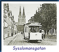 Sp�rvagn p� Sysslomansgatan